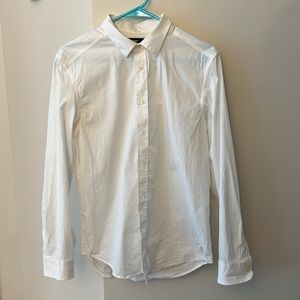 Diesel dress shirt white slim fit men M